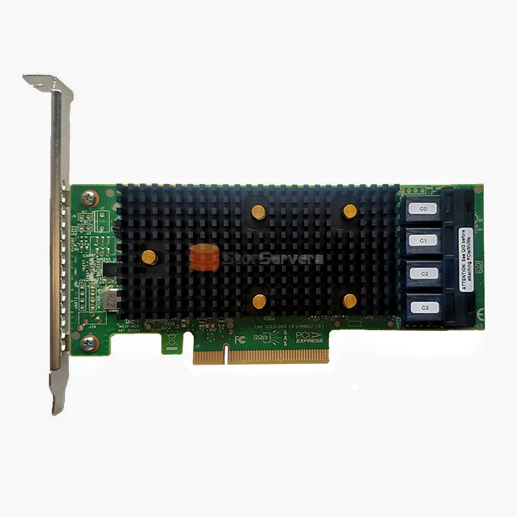 LSI 9400-16i 05-50008-00 SAS, SATA, NVMe (PCIe) HBA's sff8643 12 gb/s