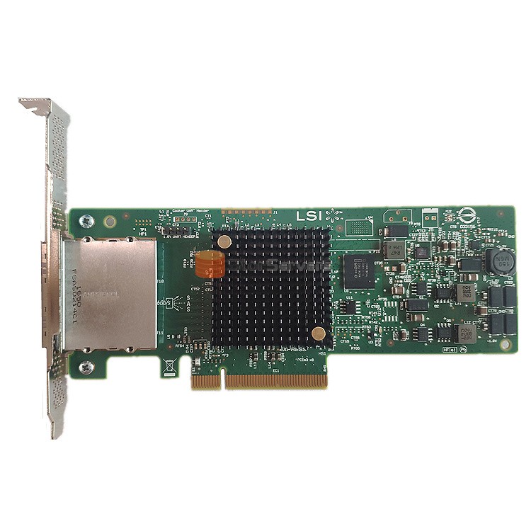 LSI 9207-8e HBA-kaart LSI00300 sas expander Hostbusadapter mini sas sff8088