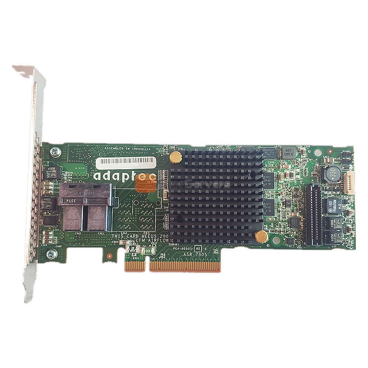 Adaptec RAID 7805 ASR7805 6Gbps SAS/SATA MD2 – Laag profiel voor servers