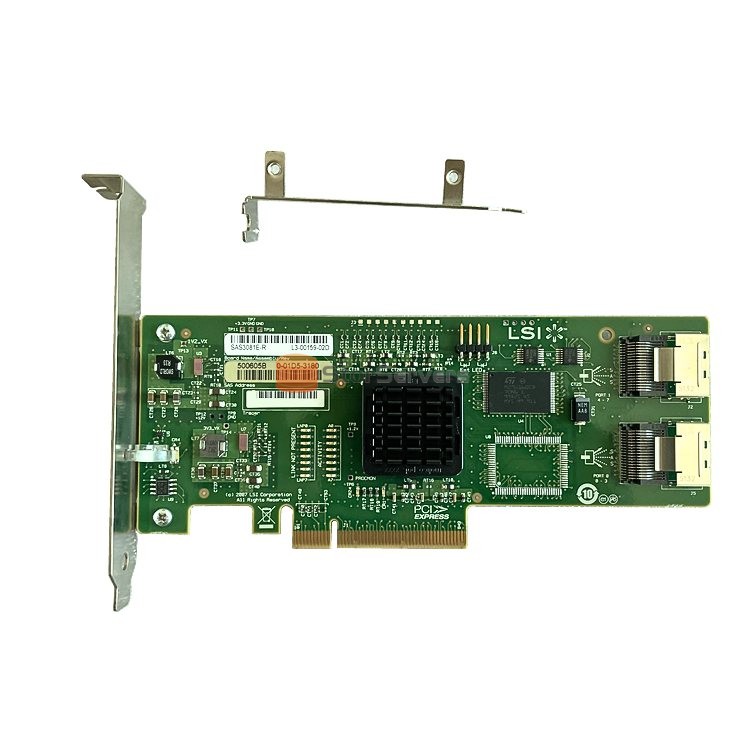 LSISAS3081E-R HBA 3Gb/s SAS hostbusadapter met acht poorten