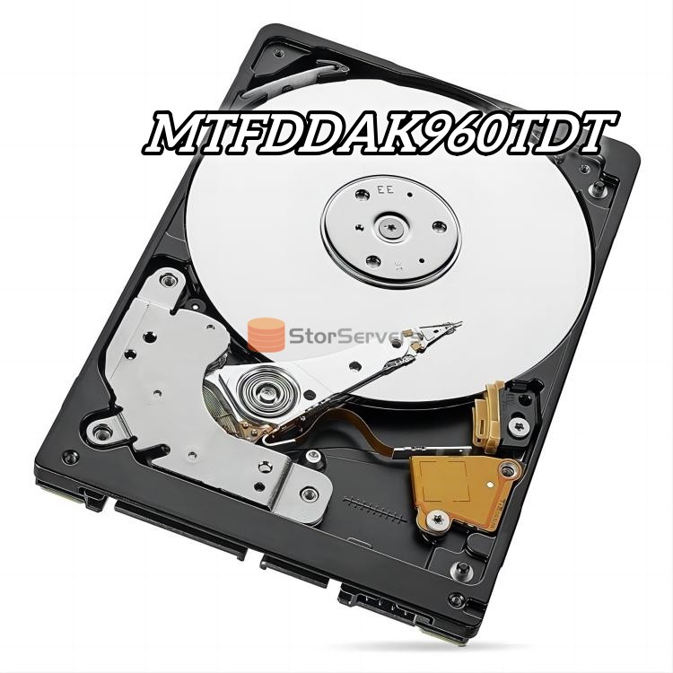 MTFDDAK960TDT 960GB SSD SATA (6 Gb/s) 96-laags 3D TLC NAND