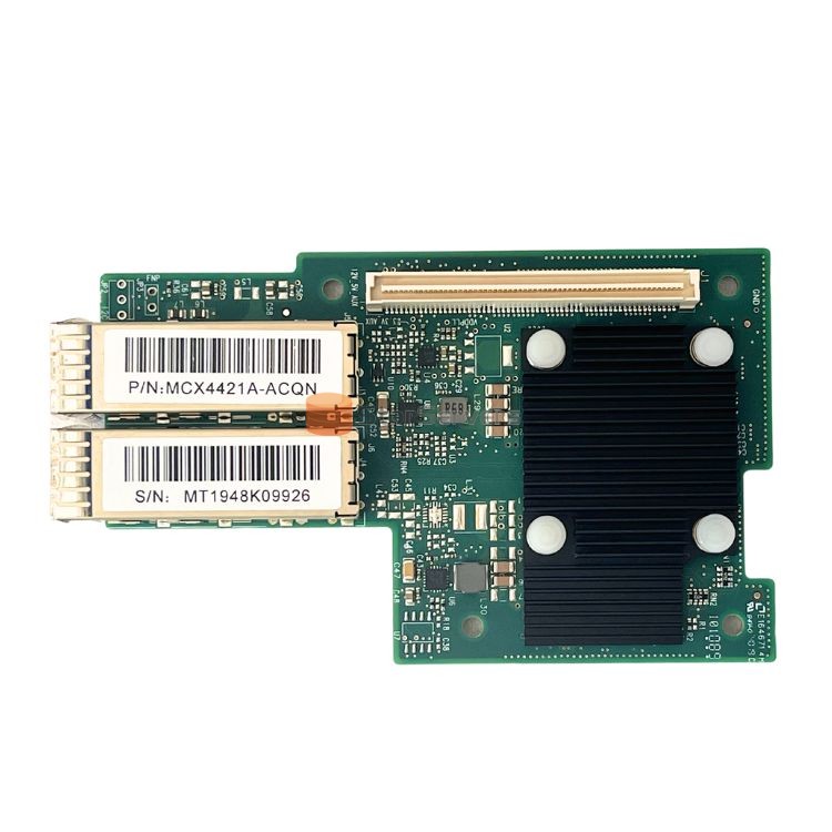 MCX4421A-ACQN CONNECTX-4 LX EN 25GBE dubbele poort SFP28 PCIE3.0 netwerkinterfacekaart voor OCP