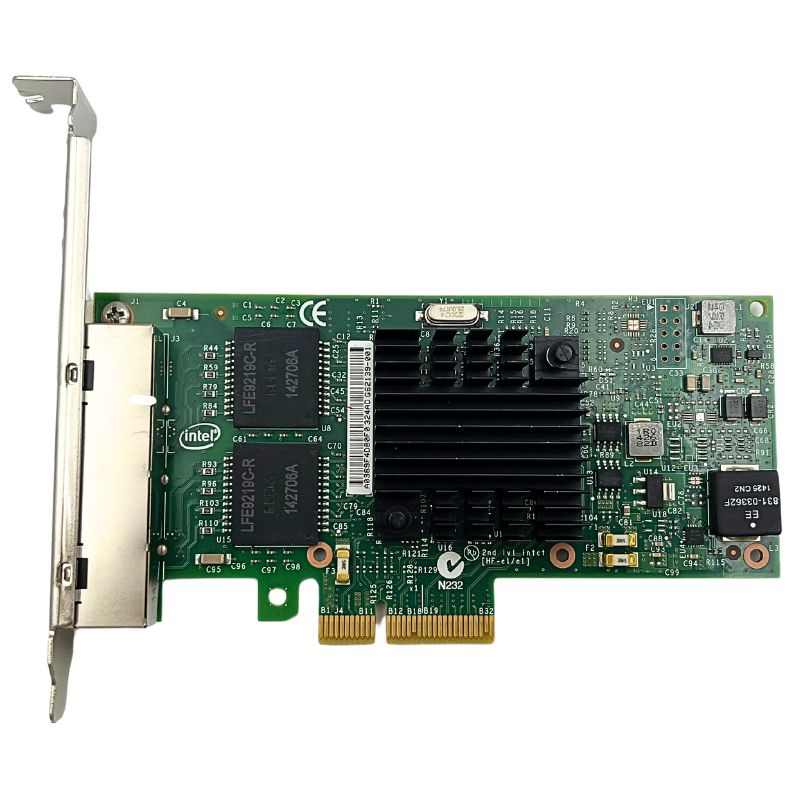 Netwerkkaart I350-T4 Ethernet geconvergeerd PCIe 2.1 x4 4-BASE-T 1G RJ-45