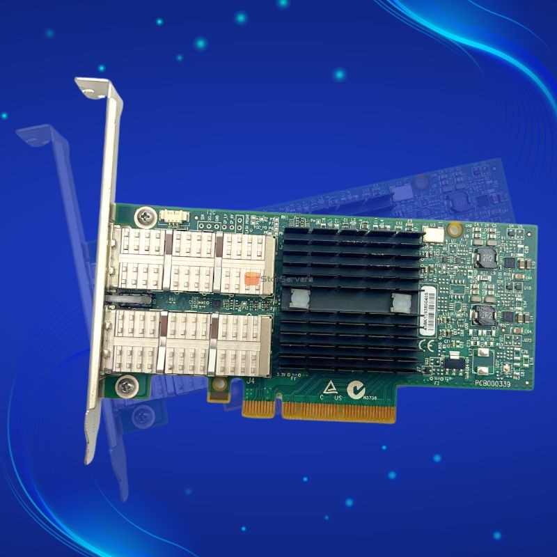 Netwerkkaart MCX354A-FCBT PCIe 3.0 x8 2-poorts Eth40G/IB56G Ethernet-serveradapter