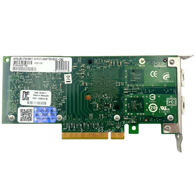 Originele netwerkadapter X520-DA2 82599 Ethernet geconvergeerde controller