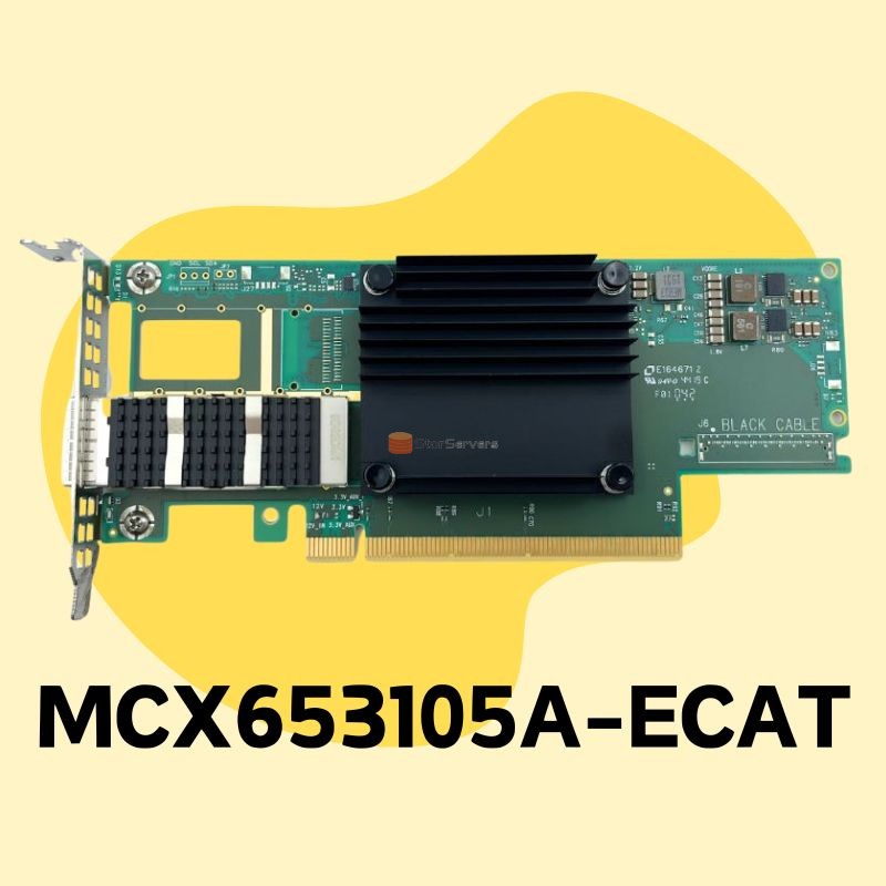 Originele Netwerkadapter MCX653105A-ECAT 100GbE QSFP56 Op voorraad