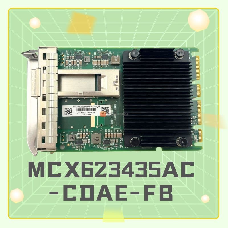 Netwerkadapter MCX623435AC-CDAE-FB OCP3.0 100G QSFP56 Op voorraad