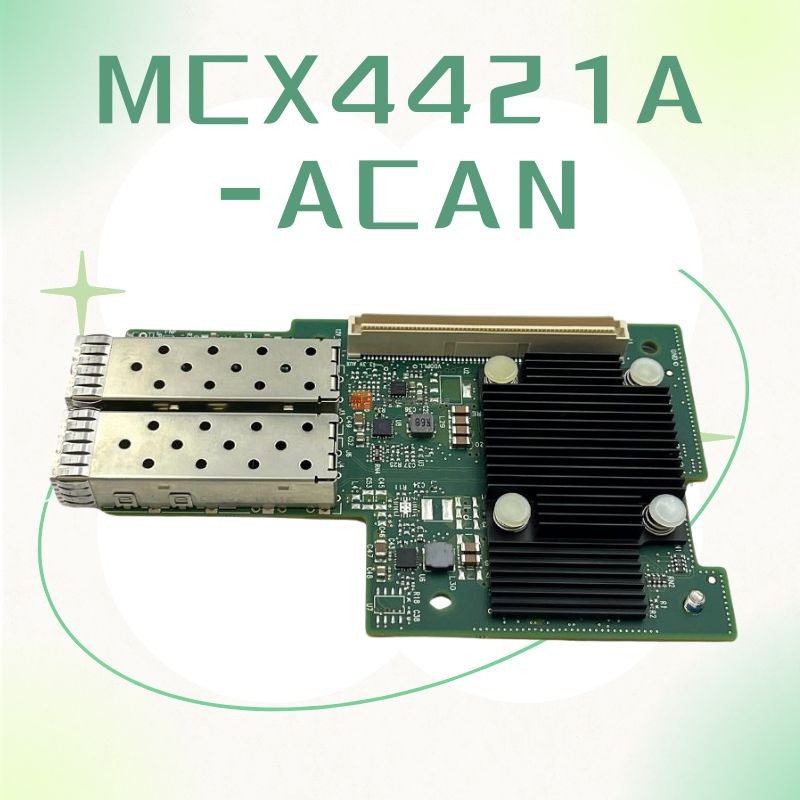 Netwerkadapterkaart MCX4421A-ACAN OCP2.0 PCIe 3.0 x8 2-poorts 25G SFP28 Op voorraad