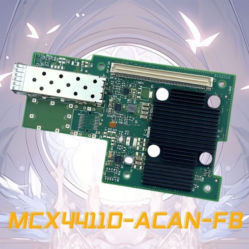 Netwerkadapterkaart MCX4411D-ACAN-FB OCP 2.0 PCIe 3.0 x8 1-poort 25G SFP28 Op voorraad