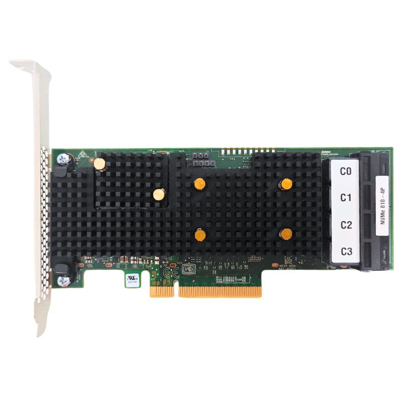 Gloednieuwe ThinkSystem 810-4P NVMe-switchadapter PCI Express 3.0 x8